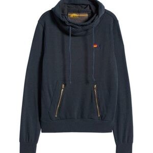 Aviator Nation Ninja Hoodie - M - Grey/Blue